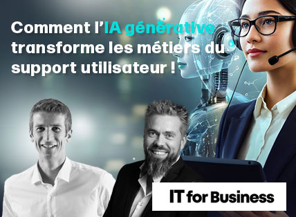 Comment l'IA générative transforme les métiers du support utilisateur